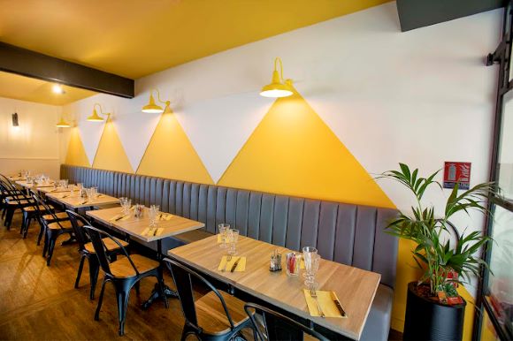 peinture jaune